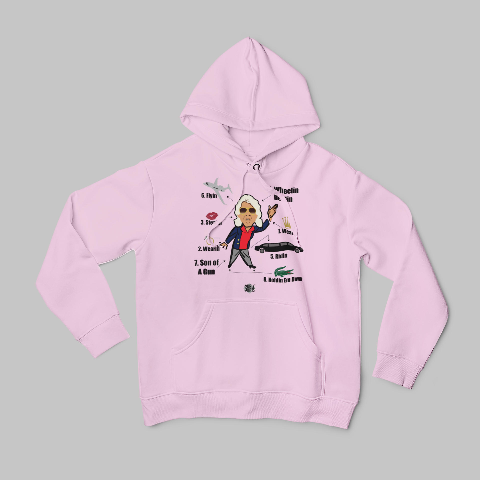 Pink 2025 promo hoodie